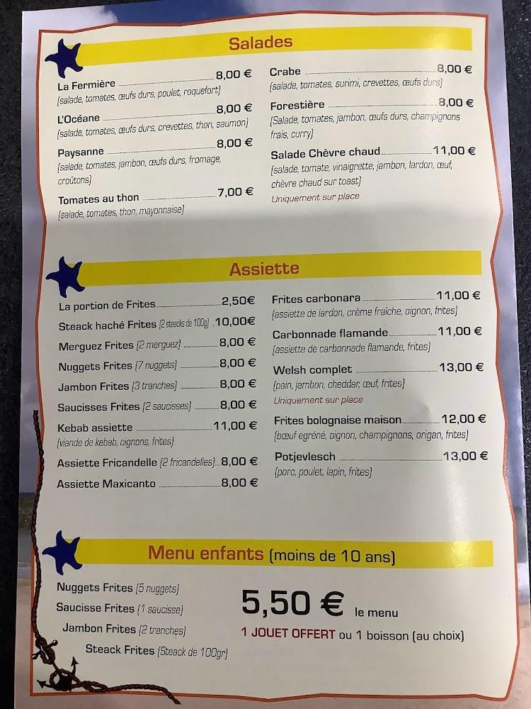 Au Petit Mousse - Menu Image 1